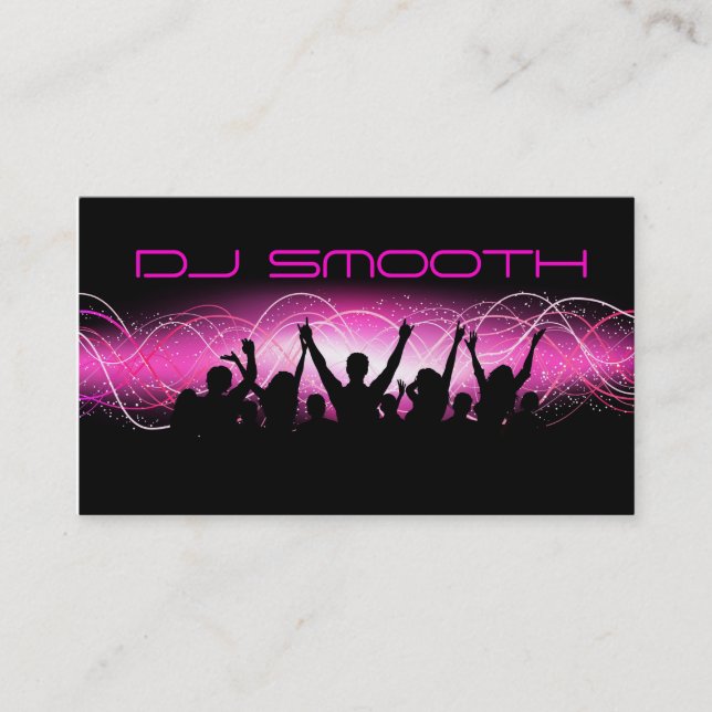 Le carte de visite du DJ (Devant)