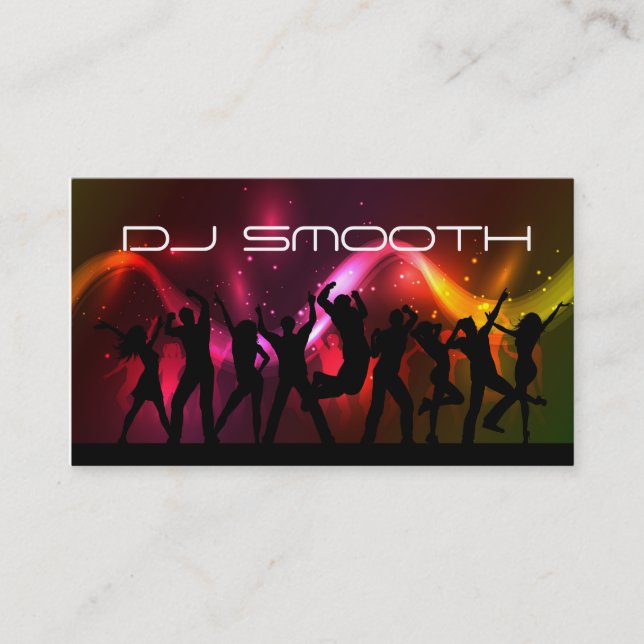 Le carte de visite du DJ (Devant)