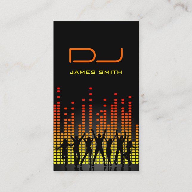 Le carte de visite du DJ (Devant)
