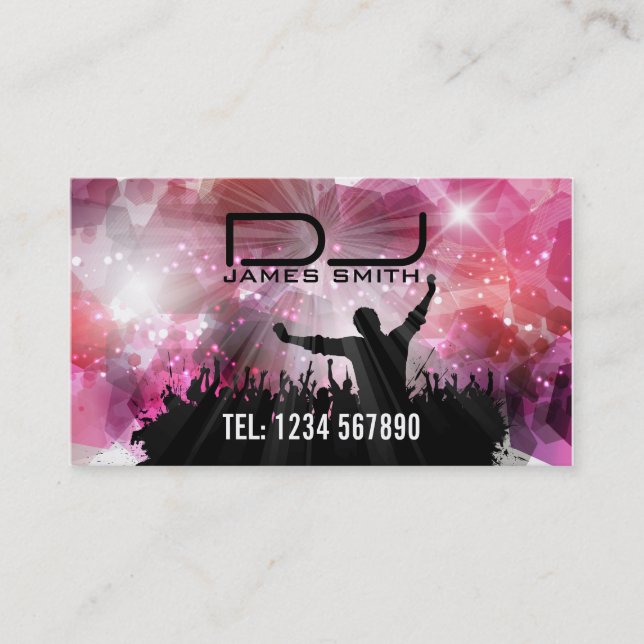 Le carte de visite du DJ (Devant)