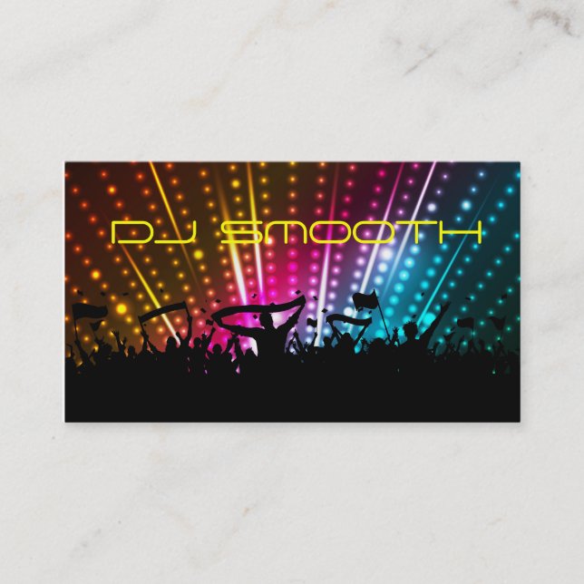 Le carte de visite du DJ (Devant)