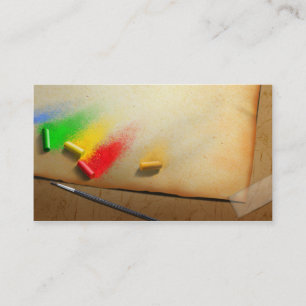 Le carte de visite du peintre traditionnel