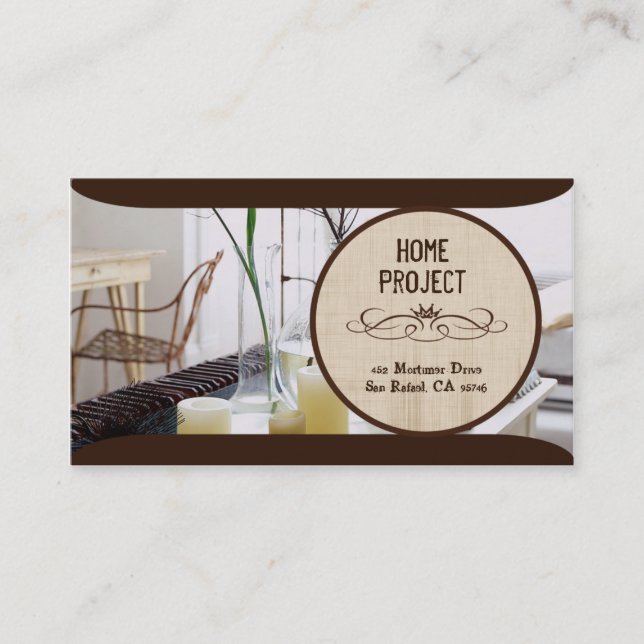 Le Carte de visite du projet domestique d'Izzy (Devant)