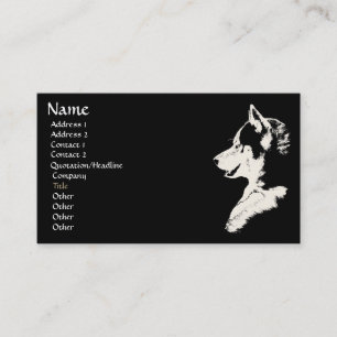 Le carte de visite enroué personnalisent vos