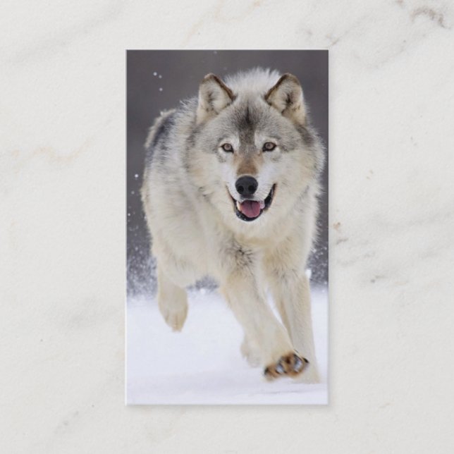 LE CARTE DE VISITE "WOLF ENTHUSIAST" (Devant)