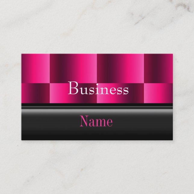 Le carte de visite Zizzago Rich rose Reflet (Devant)