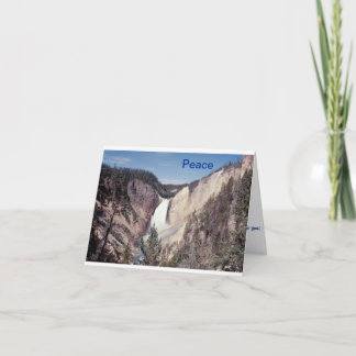 Le carte pour notes de paix abaissent des automnes