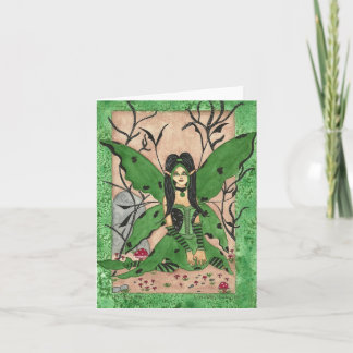 Le Carte pour notes vert des vilains