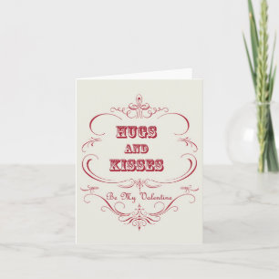 Le carte pour notes vintage de Valentine