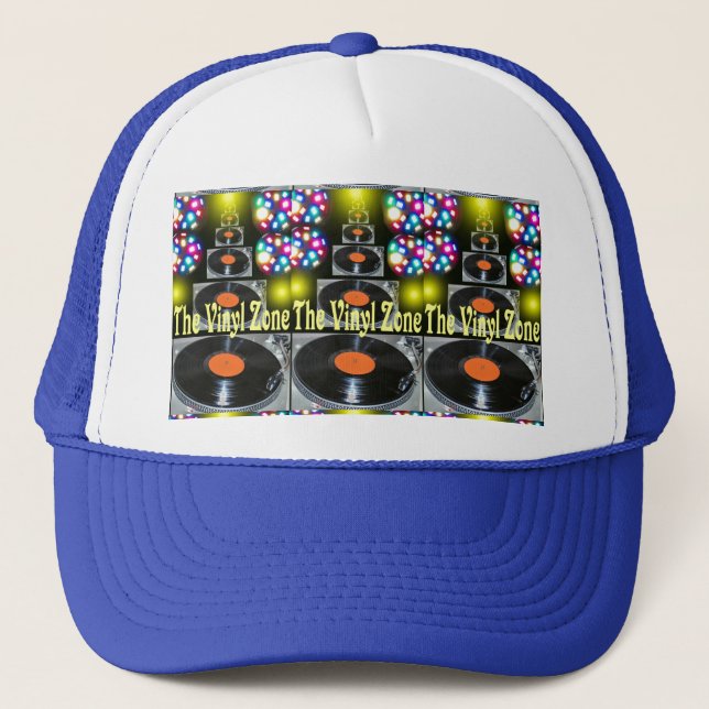 Le casquette de camionneur de zone de vinyle (Devant)