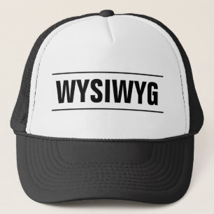 Le casquette   de camionneur d'impression conforme