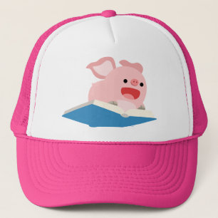 Le casquette de porc de livre et de bande dessinée