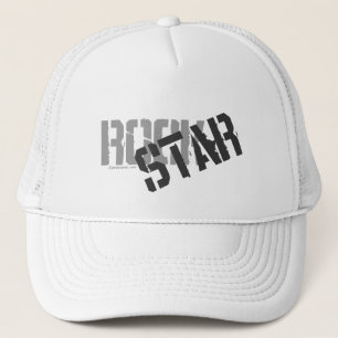 Le casquette du camionneur blanc de vedette du