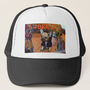 Le casquette du camionneur de bouledogue français