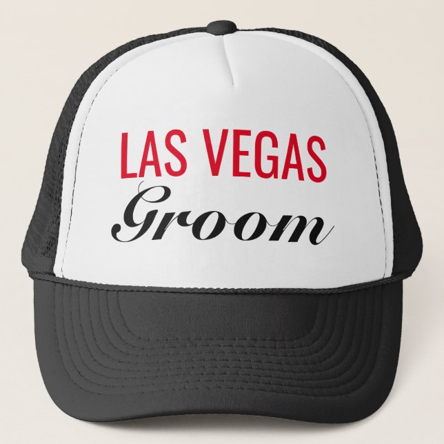 Le casquette du camionneur de mariage de marié de (Devant)