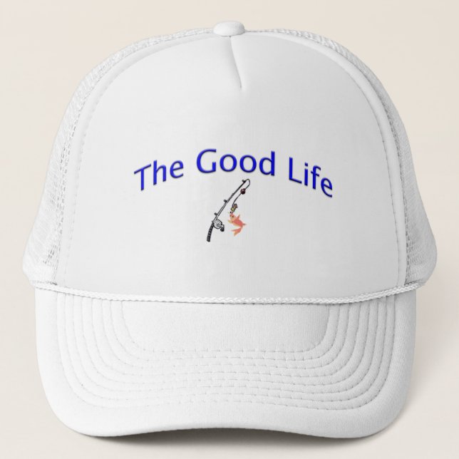 Le casquette du pêcheur de bonne vie (Devant)