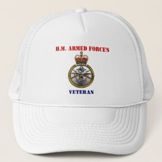 Le casquette du vétéran de la force de H.M.Armed