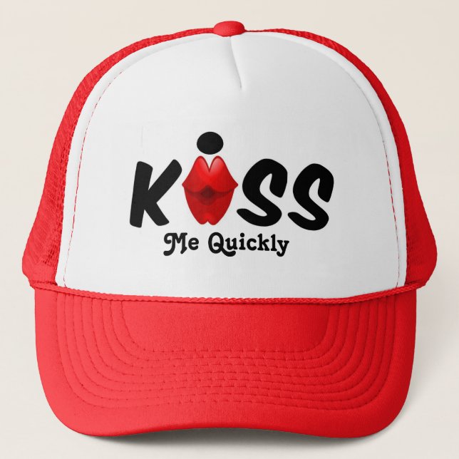 Le casquette m'embrassent rapidement (Devant)