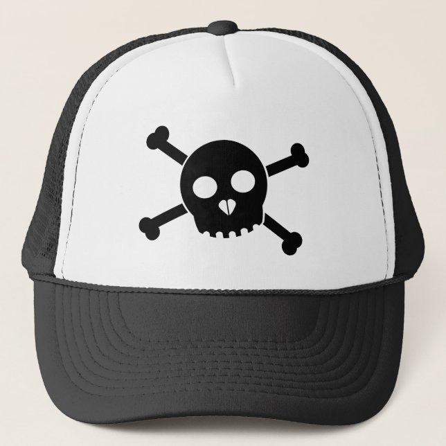 Le casquette principal de Deth noir incliné (Devant)