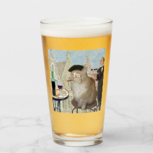 Le Cat du Cafe Glass