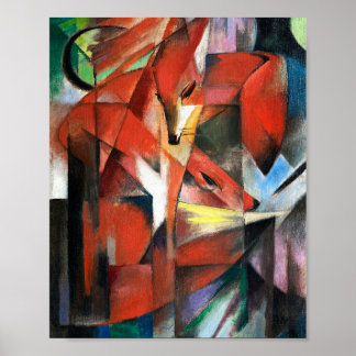 Le célèbre tableau de Franz Marc, Les Renards (191