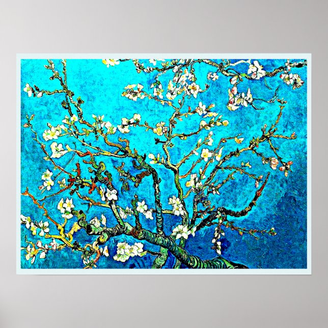 Le célèbre tableau de Van Gogh, Almond Blossoms (Devant)