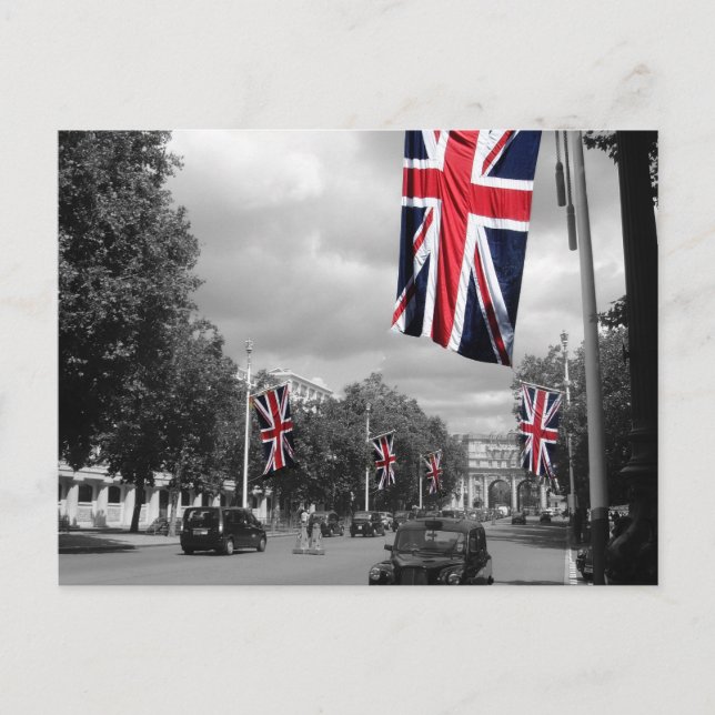 Le centre commercial, la carte postale londonienne (Devant)