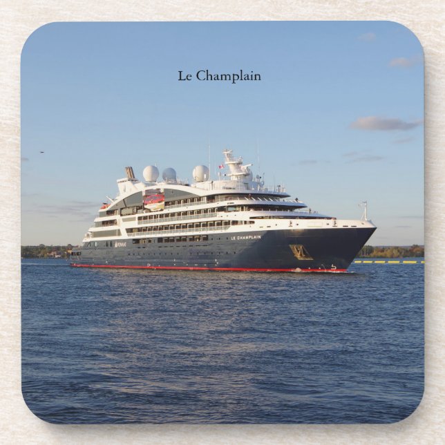 Le Champlain ensemble de 6 dessous de verre en pla (Devant)