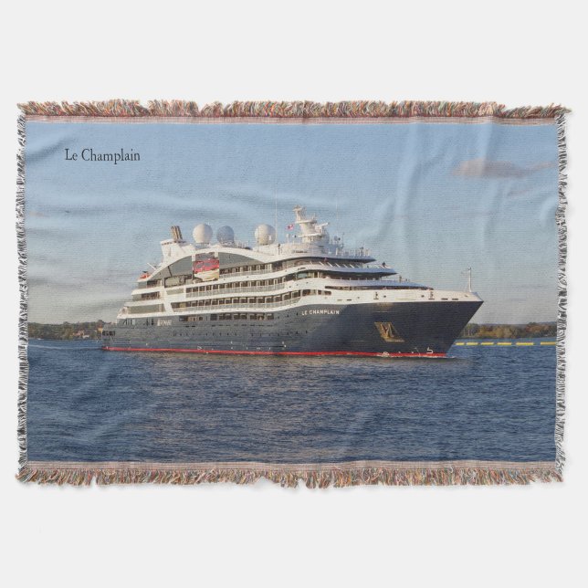 Le Champlain throw blanket (Front)