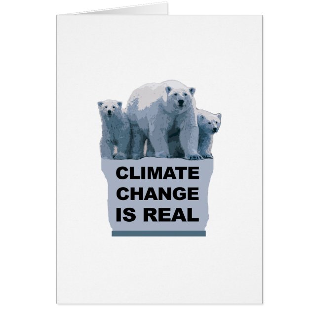 LE CHANGEMENT CLIMATIQUE EST RÉEL (Devant)