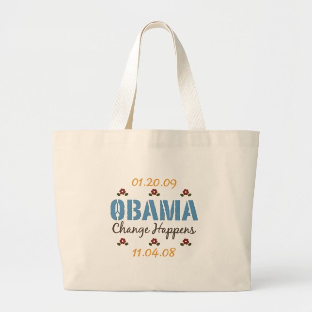 Le changement d'Obama se produit sac fourre-tout (Devant)