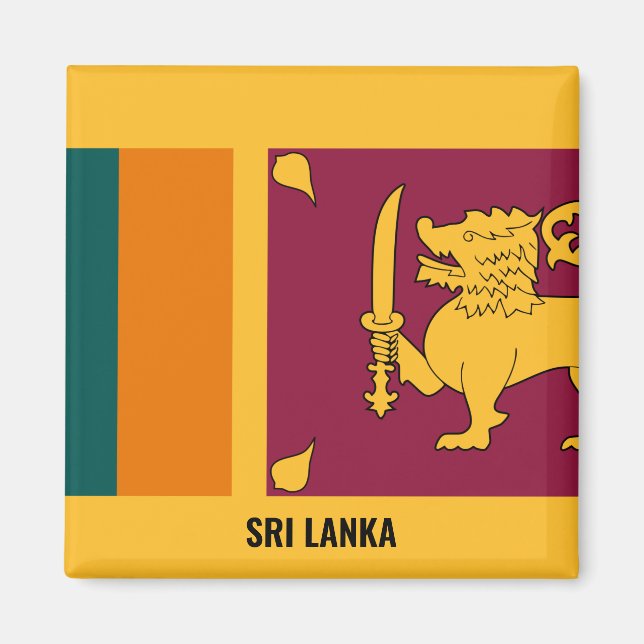 Le charmant aimant patriotique du Sri Lanka (Devant)