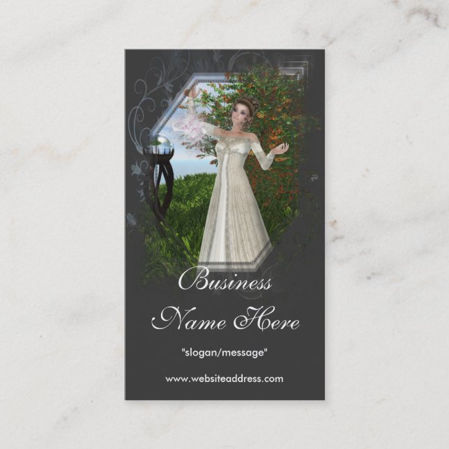 "Le charme" D2 - cartes de visite orientés (Devant)