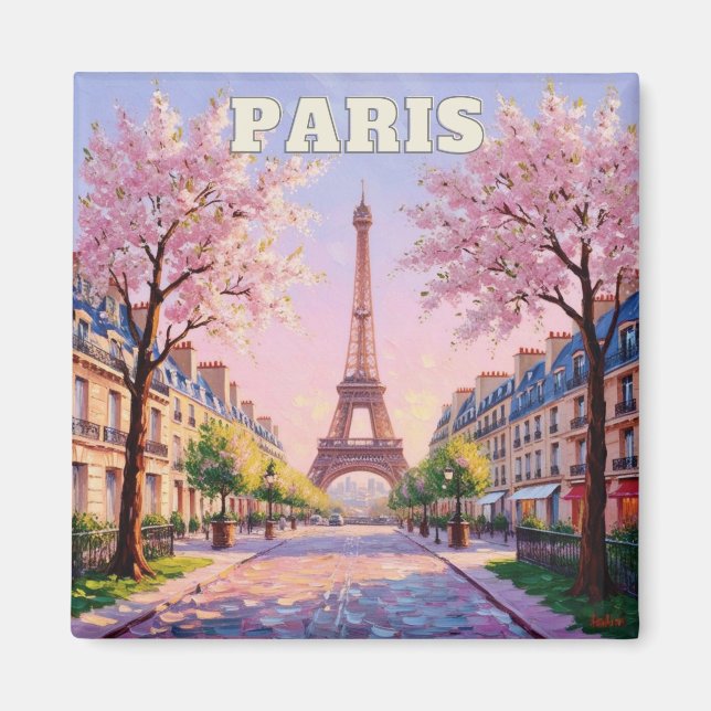Le Charme de Paris : Captivé par un Aimant (Devant)