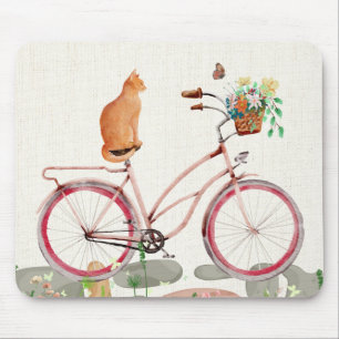 Le Chat à Vélo Mouse Pad