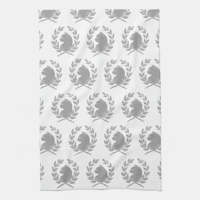 Le Chat d'Argent Paris Tea Towel  (Vertical)