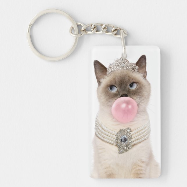 Le Chat de la princesse soufflant de la bulle (Devant)