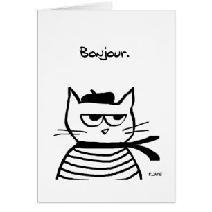 Le chat fâché est tellement très français