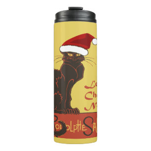 Le Chat Noel Christmas Spoof Vector Art Thermal Tumbler
