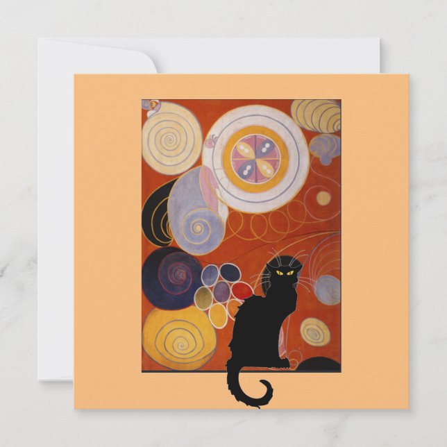 Le Chat Noir and Hilma ap Klint, Invitation (Front)
