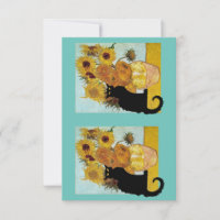 Le Chat Noir and Van Gogh Sunflowers,