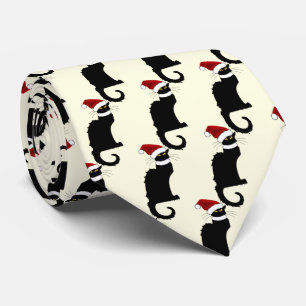 Le Chat Noir Christmas Tie