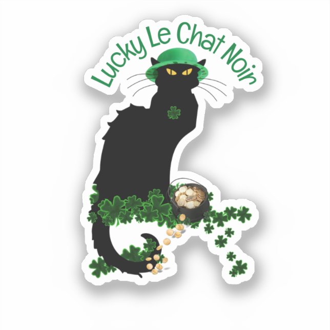 Le Chat Noir Clover St. Patrick's Day (Front)