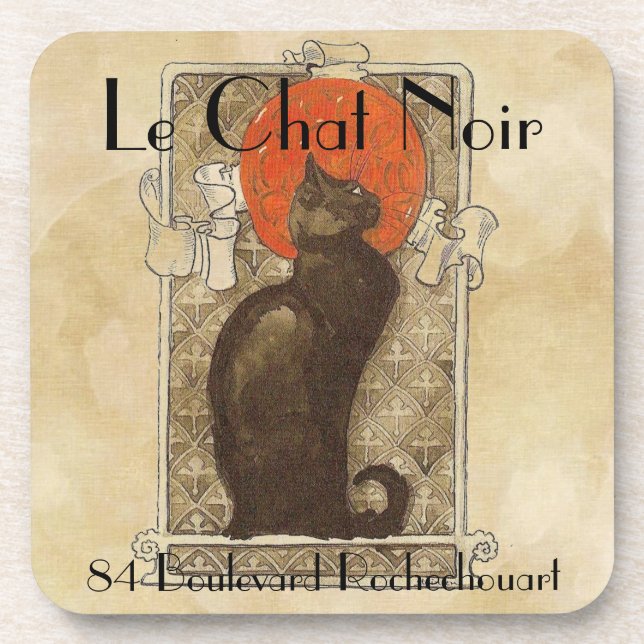 Le Chat Noir Coaster (Front)