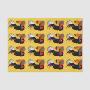 Le Chat Noir - Halloween Witch Cat Tissue Paper
