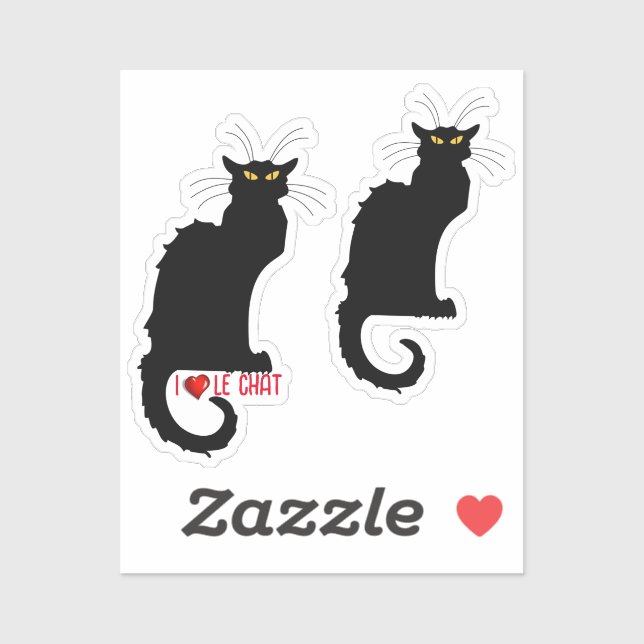 Le Chat Noir Heart Candy Valentine's Day  (Sheet)
