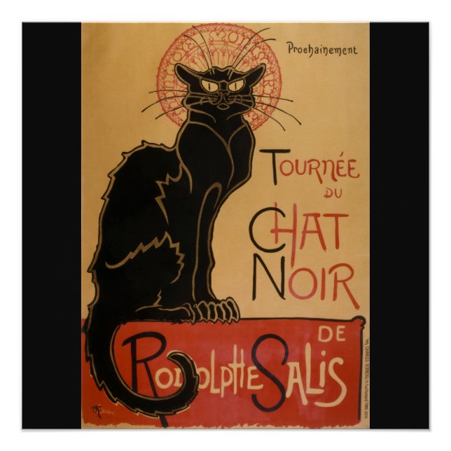 Le Chat Noir Original Poster (Front)