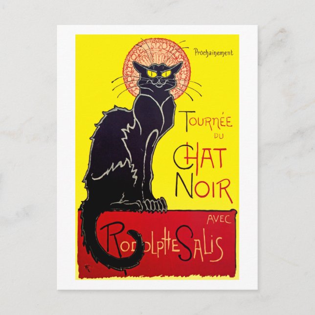 Le Chat Noir Postcard (Front)
