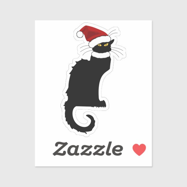 Le Chat Noir Santa Hat Christmas (Sheet)