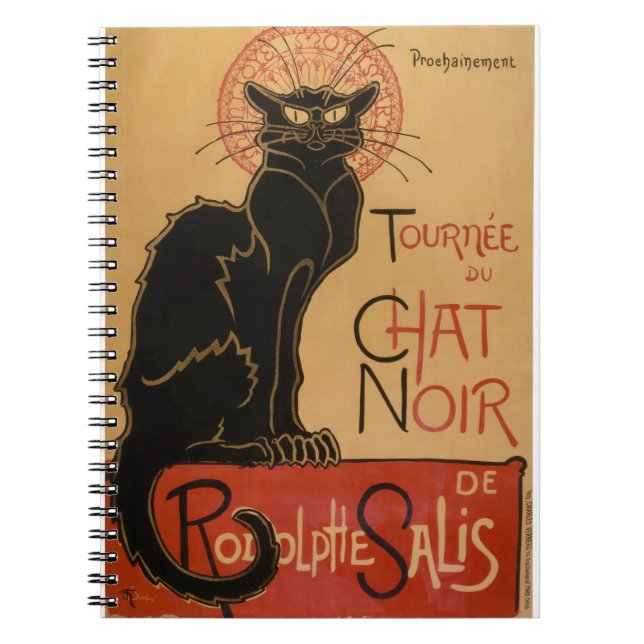 Le chat Noir - Steinlen Notebook (Front)